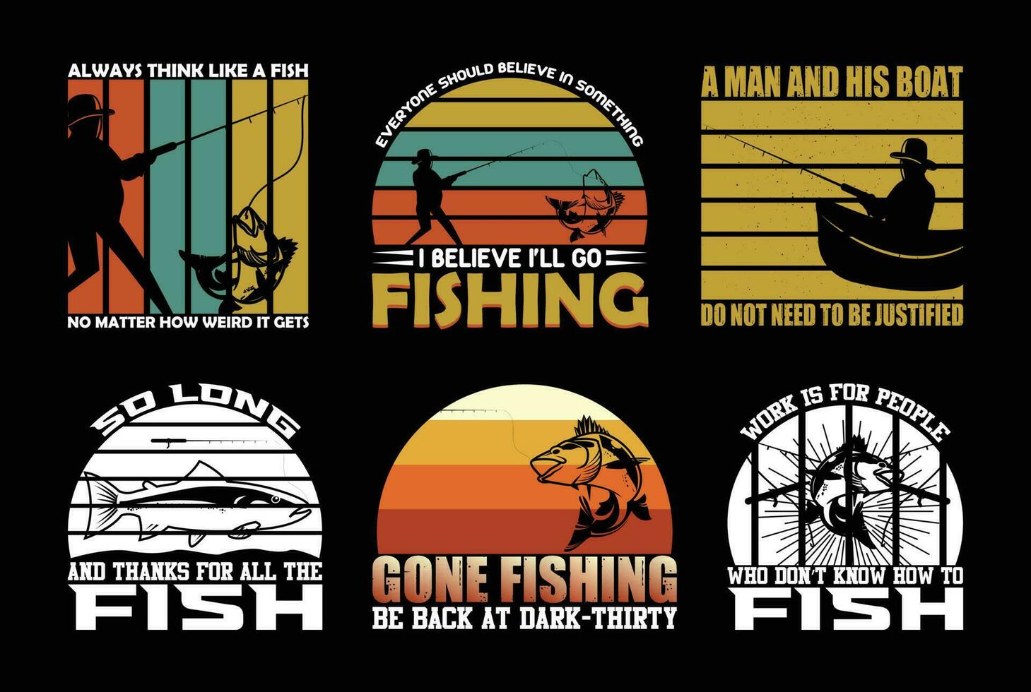 Part Time Hooker Fishing T shirt Design Bundle, Quotes about