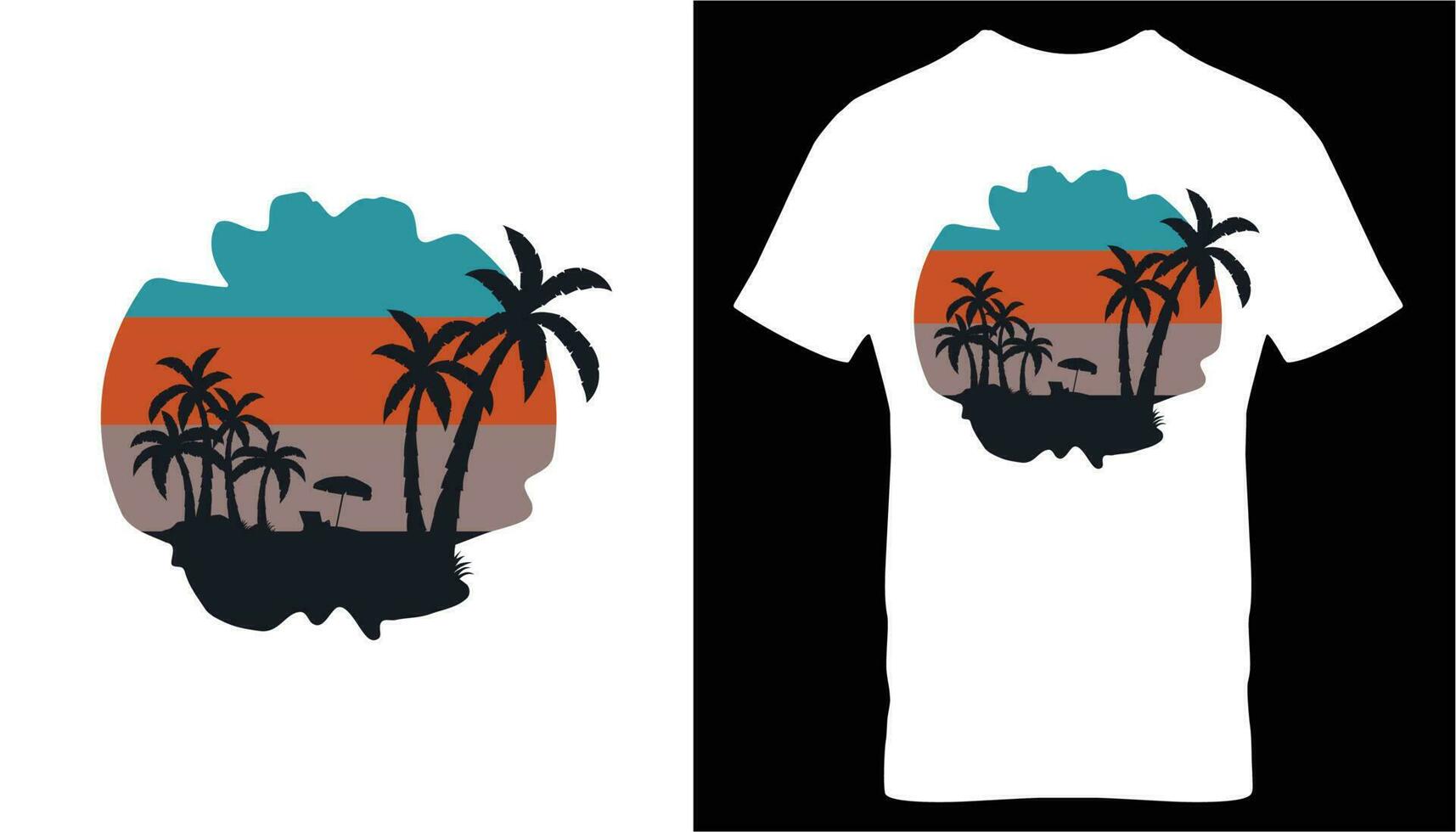 disfrutar el verano t camisa diseños vector