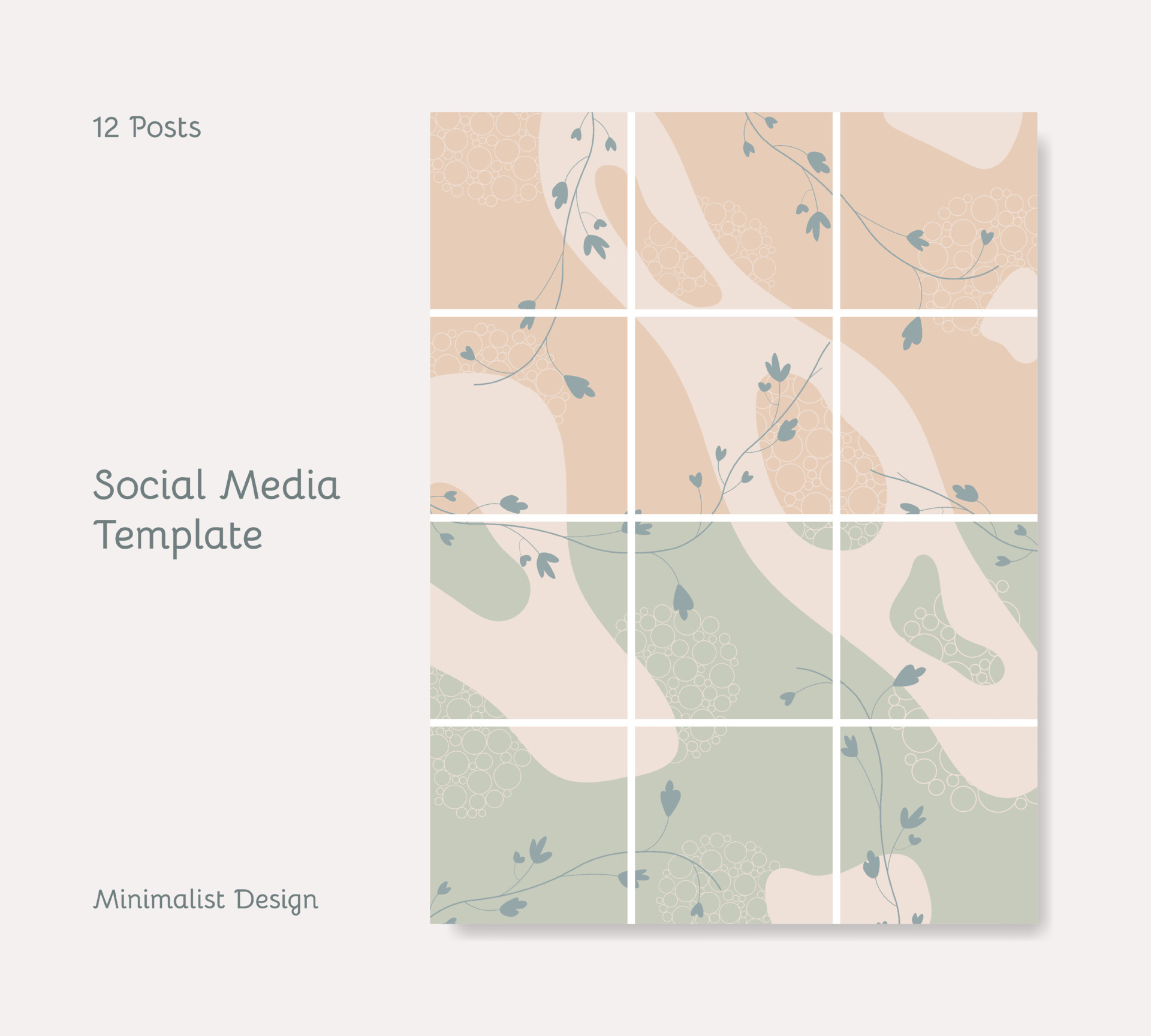 Minimalist square background template. 23781265 Vector Art at Vecteezy