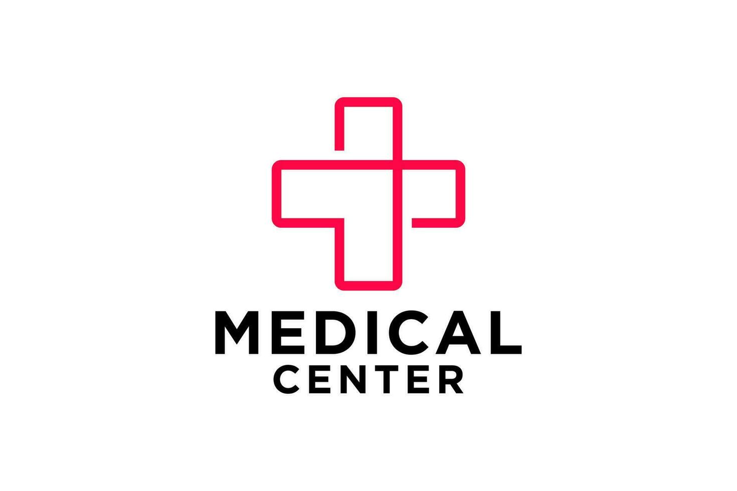 Health medical cross logo and symbol template vector illustration design