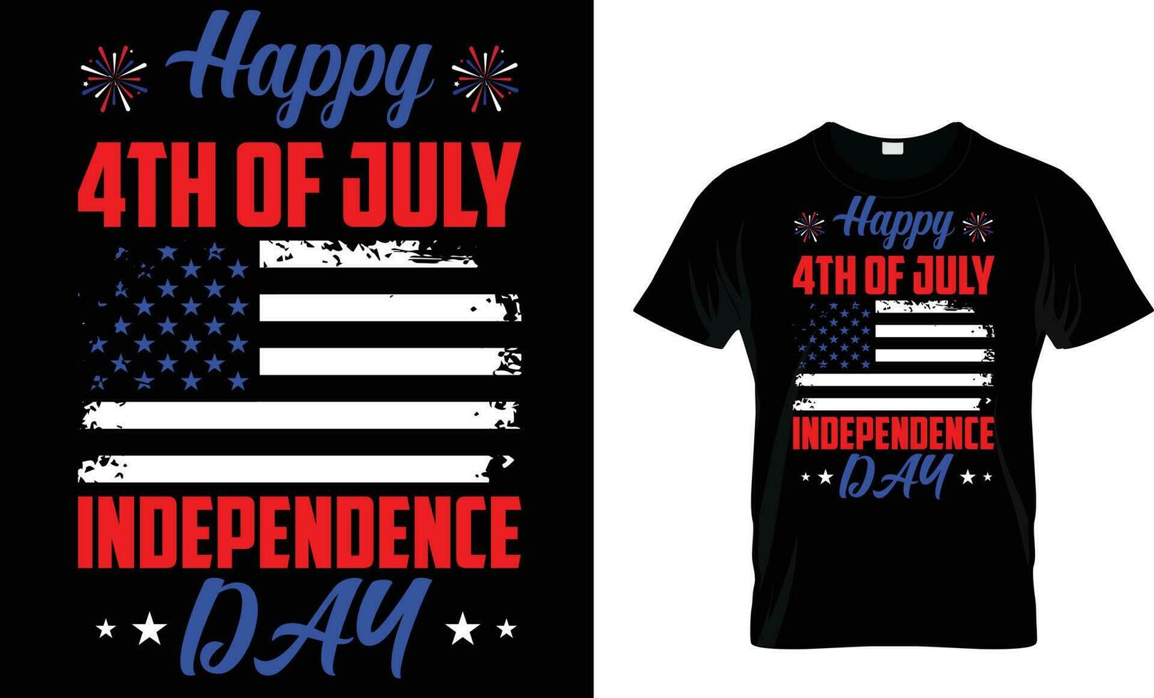 4th of july usa independence day t shirt design vector