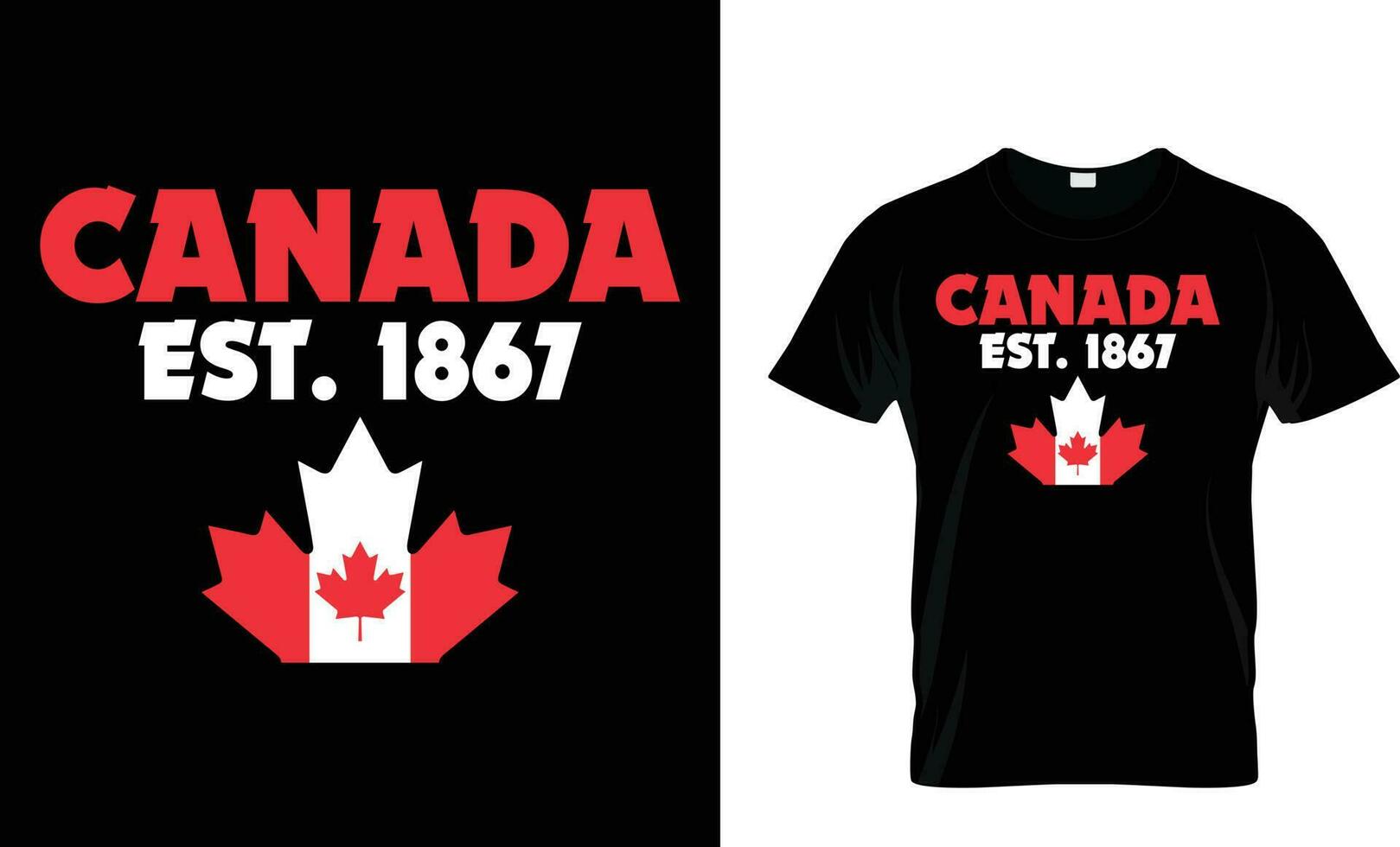 1st july canada day t shirt design vector