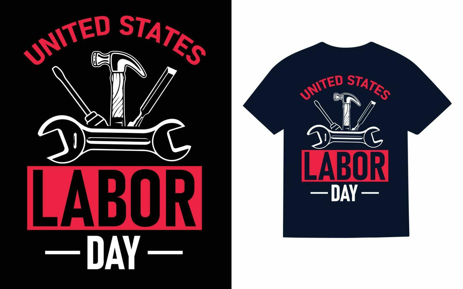 Labor day t shirt design vector