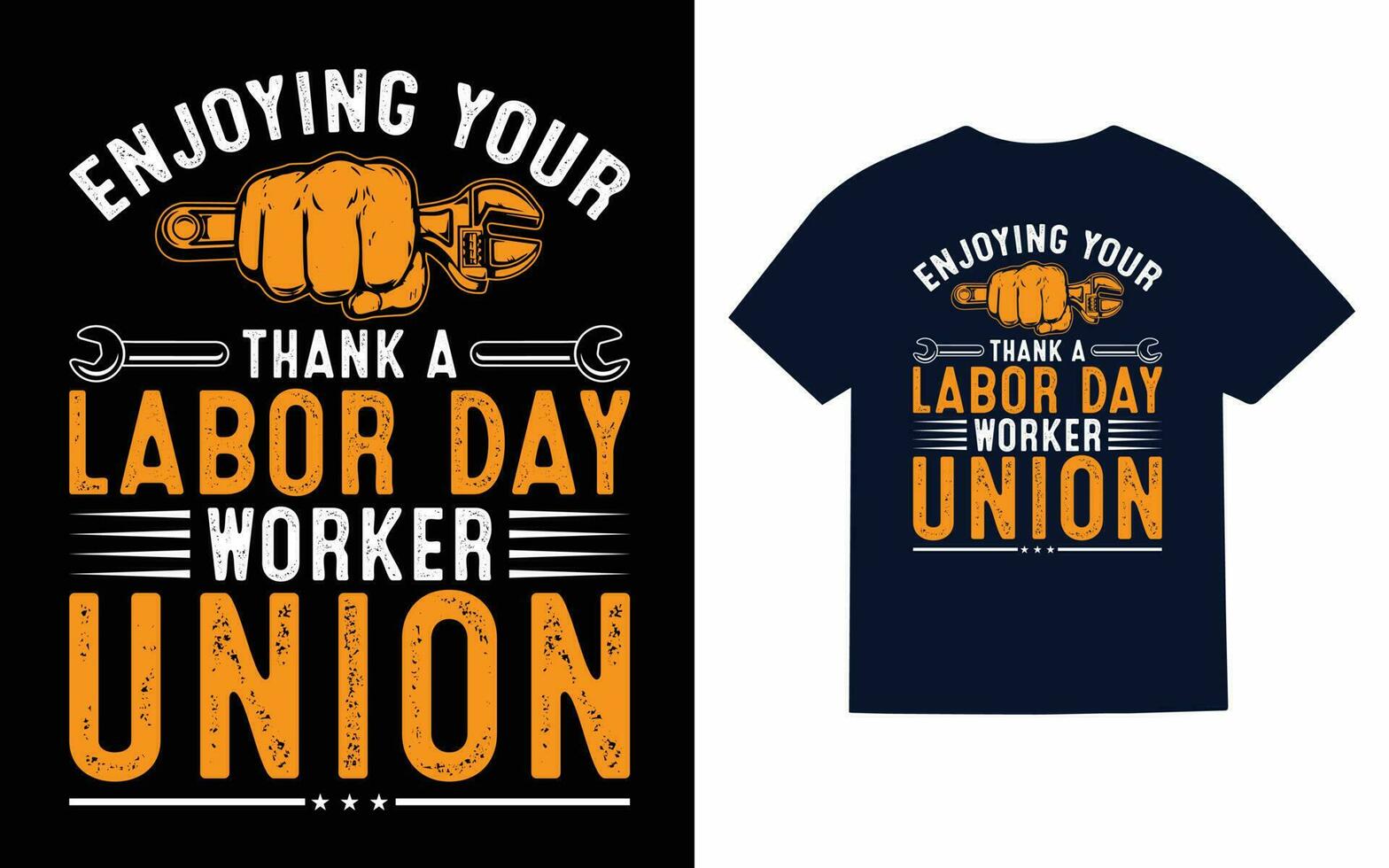 Labor day t shirt design vector