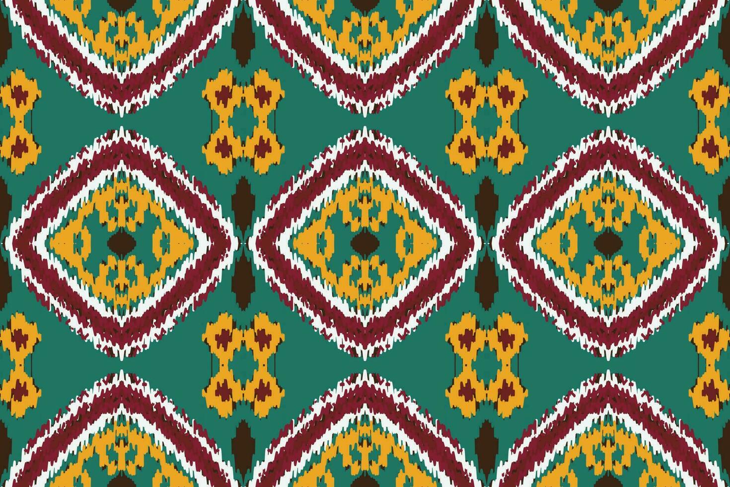 African Ikat damask paisley embroidery background. geometric ethnic oriental pattern traditional. Ikat Aztec style abstract vector illustration. design for print texture,fabric,saree,sari,carpet.