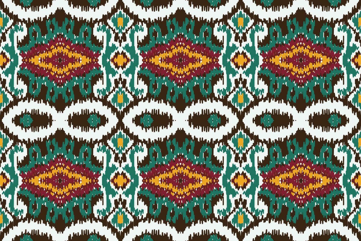 africano ikat damasco cachemir bordado antecedentes. geométrico étnico oriental modelo tradicional. ikat azteca estilo resumen vector ilustración. diseño para impresión textura,tela,sari,sari,alfombra.