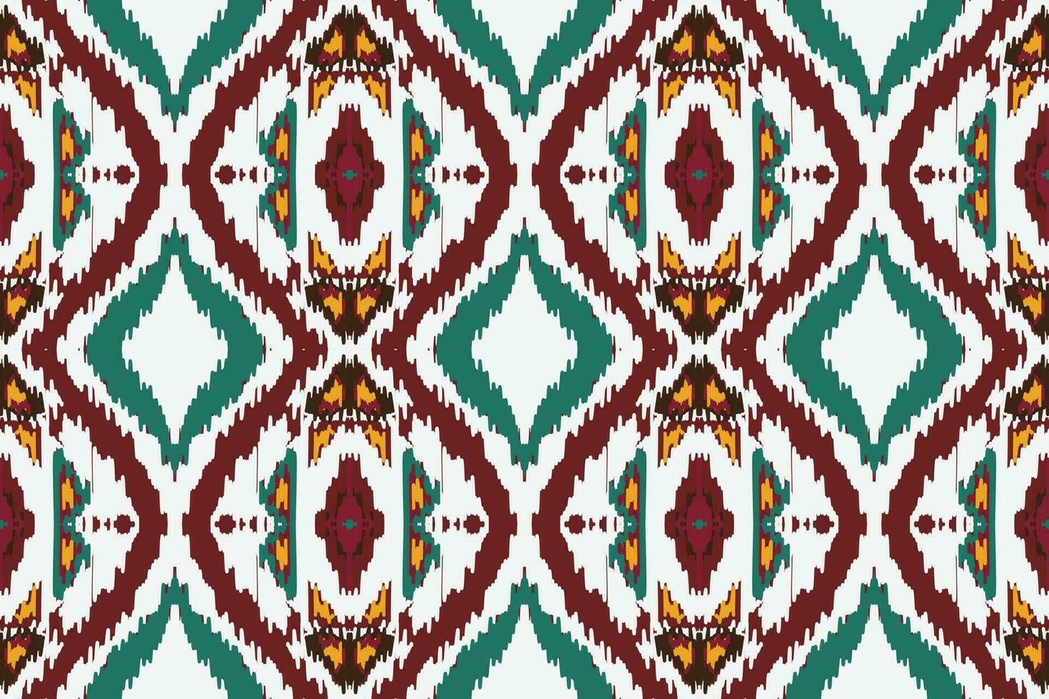 African Motif Ikat paisley embroidery background. geometric ethnic oriental pattern traditional. Ikat Aztec style abstract vector illustration. design for print texture,fabric,saree,sari,carpet.