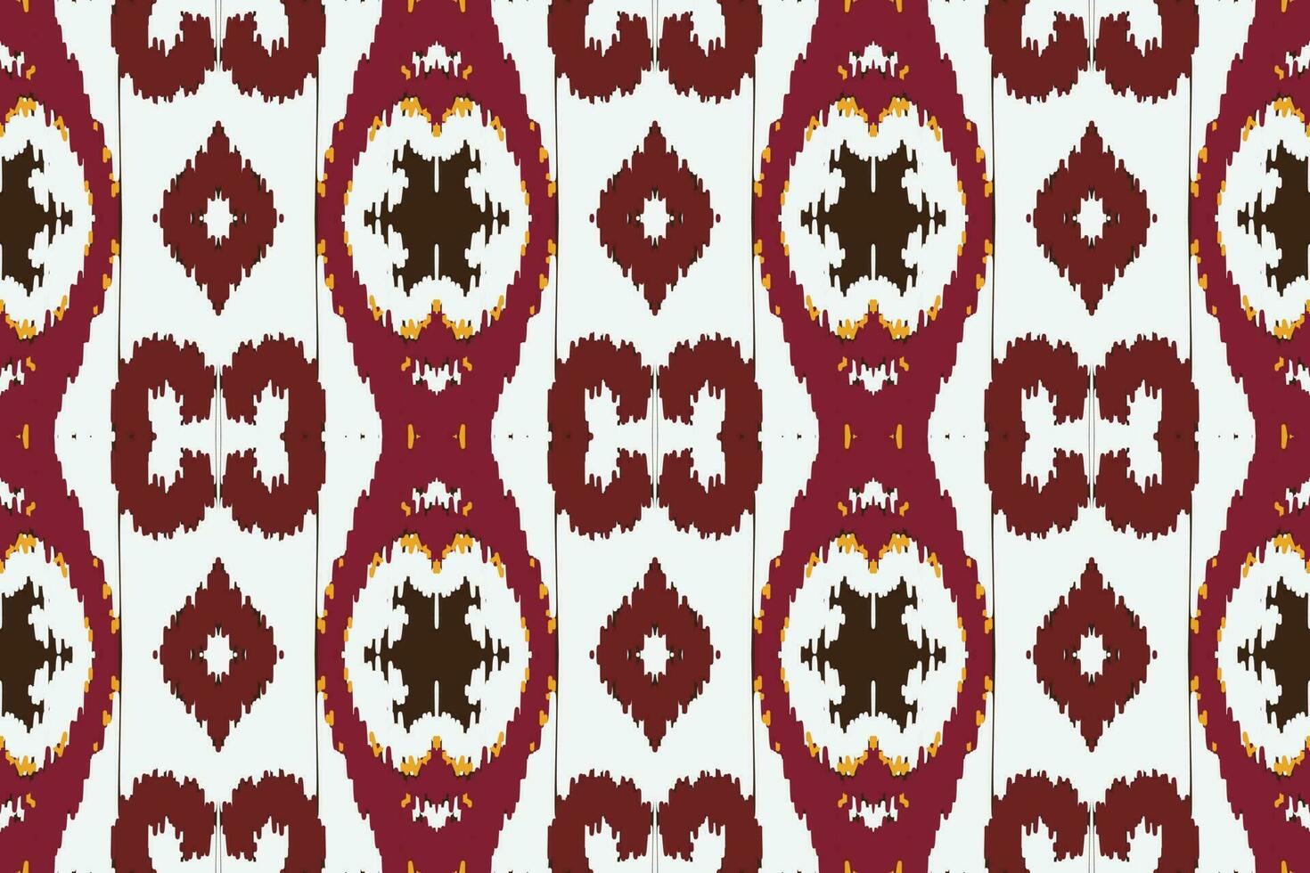 African Ikat floral paisley embroidery background. geometric ethnic oriental pattern traditional. Ikat Aztec style abstract vector illustration. design for print texture,fabric,saree,sari,carpet.