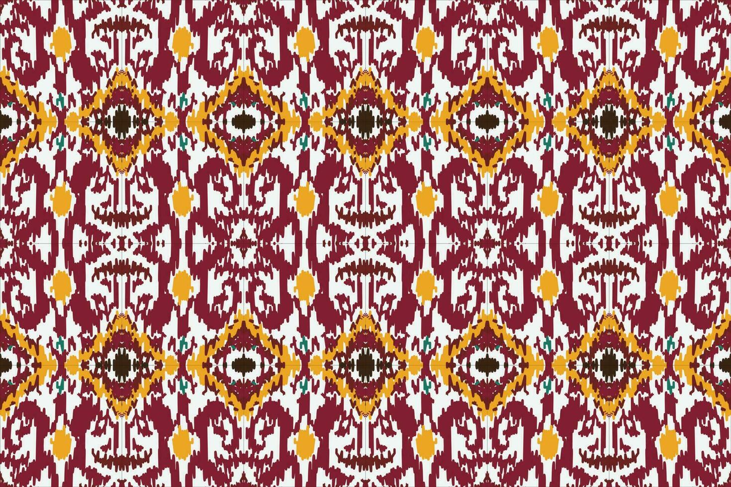 Motif Ikat floral paisley embroidery background. geometric ethnic oriental pattern traditional. Ikat Aztec style abstract vector illustration. design for print texture,fabric,saree,sari,carpet.