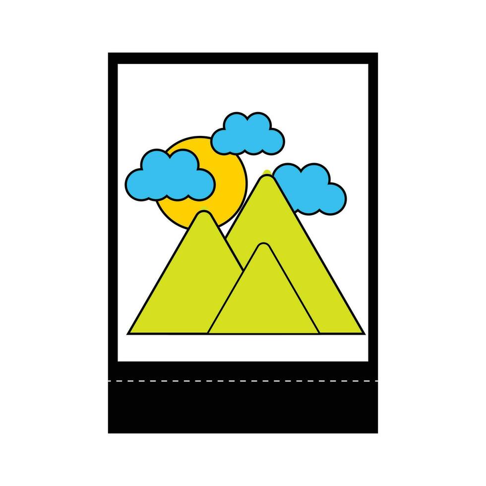 Photocall and gallery icon  vector