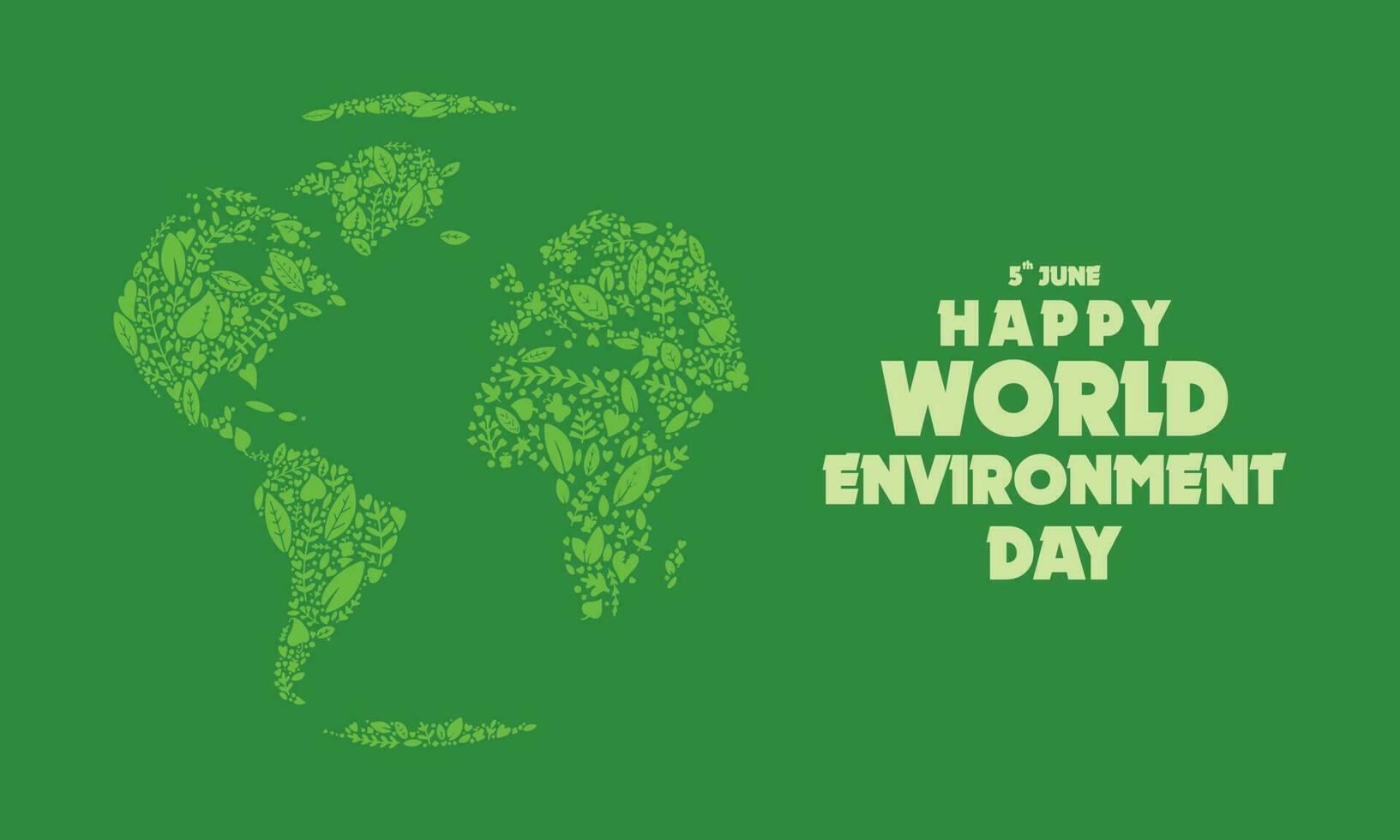 Happy World Environment Day Background vector