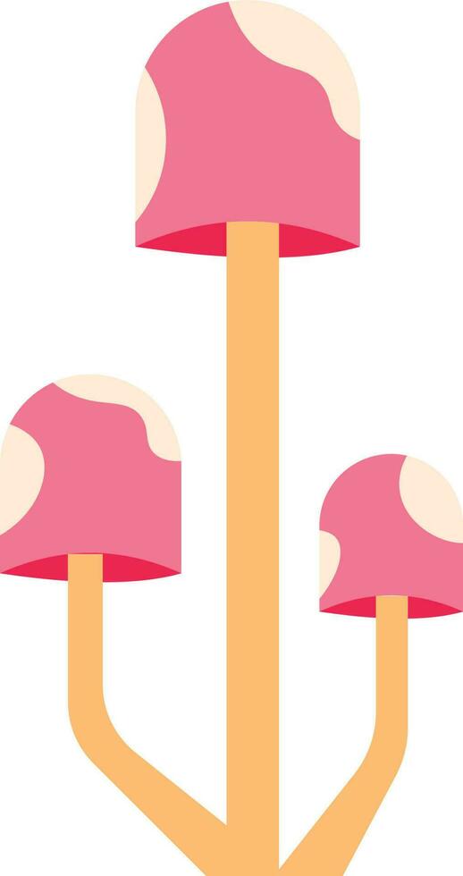 Illustration vector graphic of groovy mushroom icon