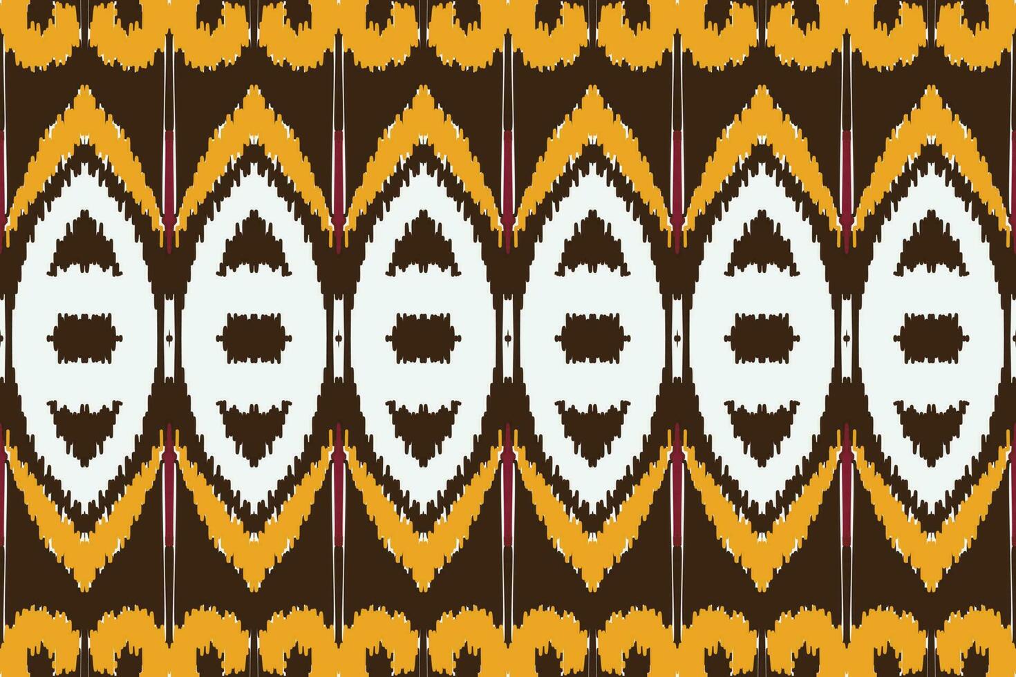 African Ikat Damask embroidery background. geometric ethnic oriental pattern traditional. Ikat Aztec style abstract vector illustration. design for print texture,fabric,saree,sari,carpet.