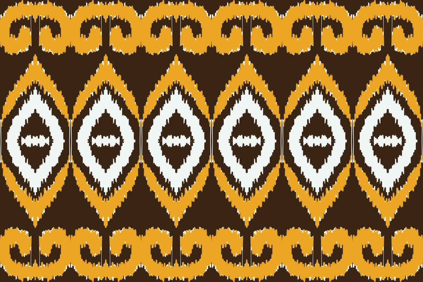 African Ikat fabric paisley embroidery background. geometric ethnic oriental pattern traditional. Ikat Aztec style abstract vector illustration. design for print texture,fabric,saree,sari,carpet.
