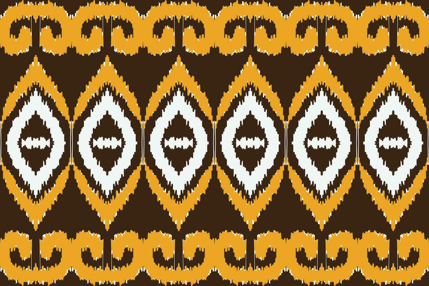 African Ikat fabric paisley embroidery background. geometric ethnic oriental pattern traditional. Ikat Aztec style abstract vector illustration. design for print texture,fabric,saree,sari,carpet.