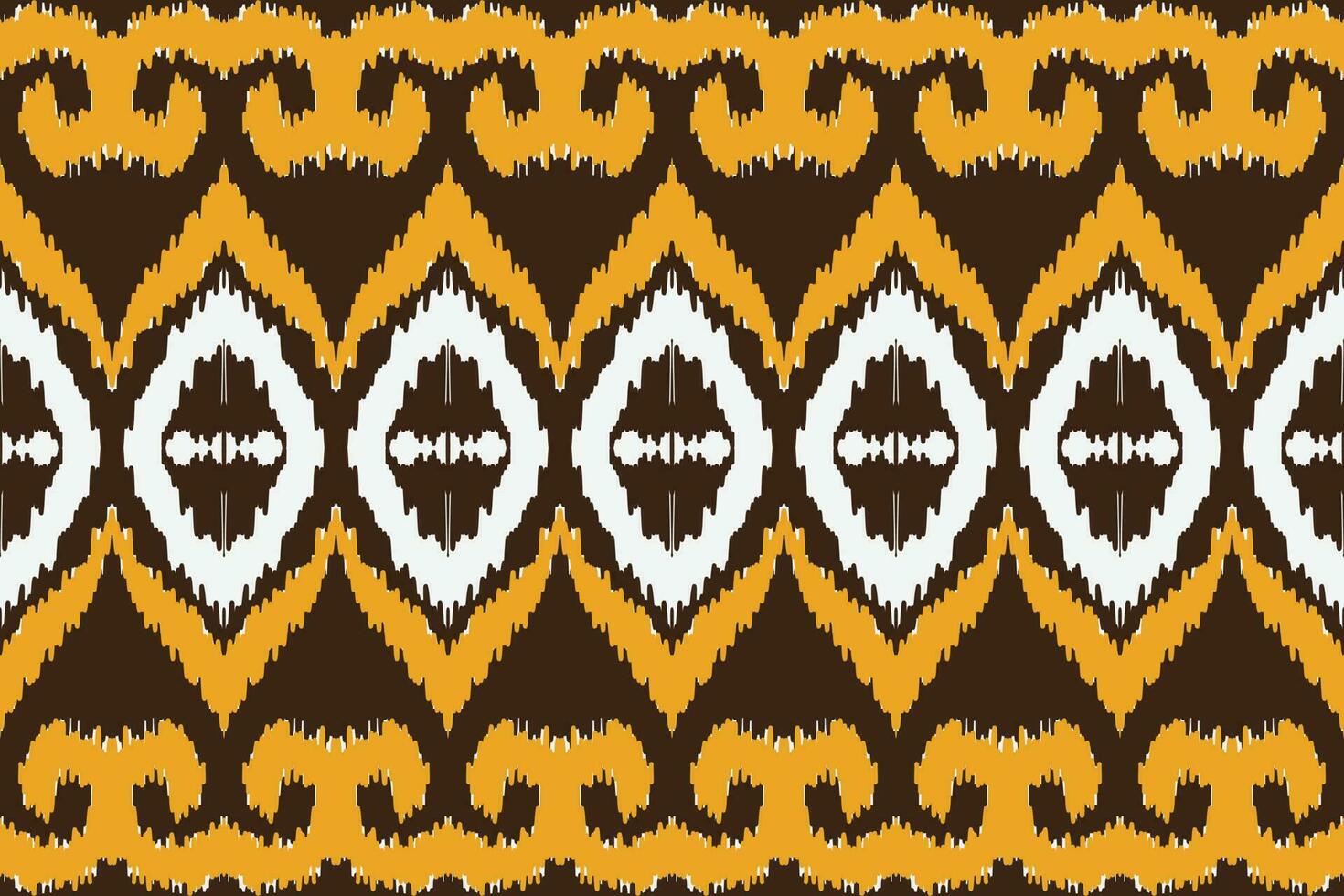 African Ikat fabric paisley embroidery background. geometric ethnic oriental pattern traditional. Ikat Aztec style abstract vector illustration. design for print texture,fabric,saree,sari,carpet.