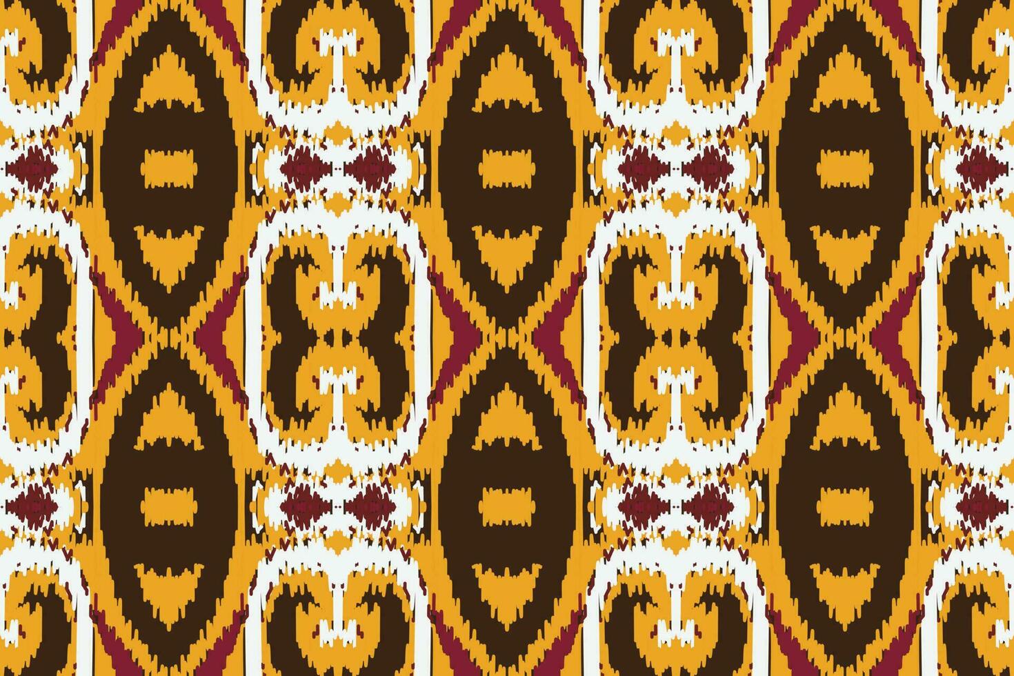 African Ikat floral paisley embroidery background. geometric ethnic oriental pattern traditional. Ikat Aztec style abstract vector illustration. design for print texture,fabric,saree,sari,carpet.