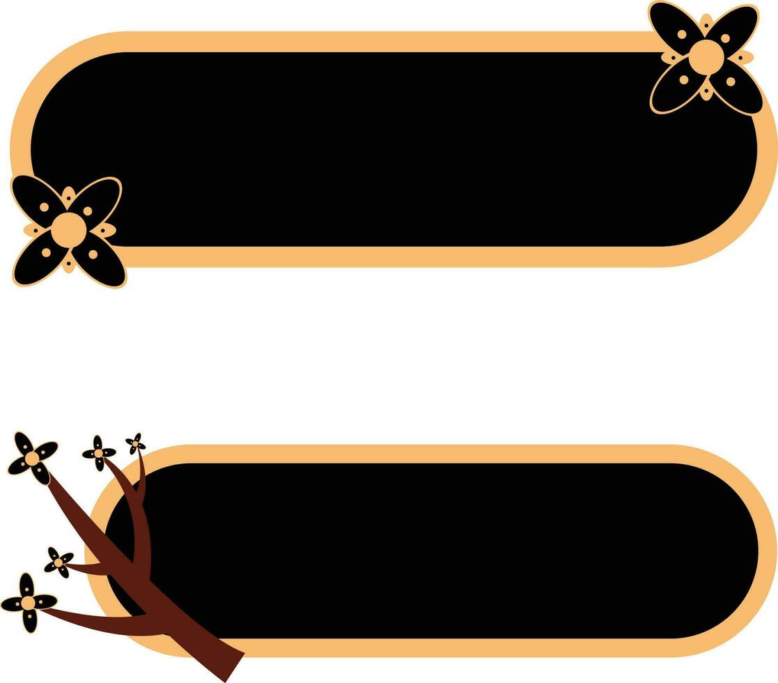 banner set . set off ribbon on white background vector illustration