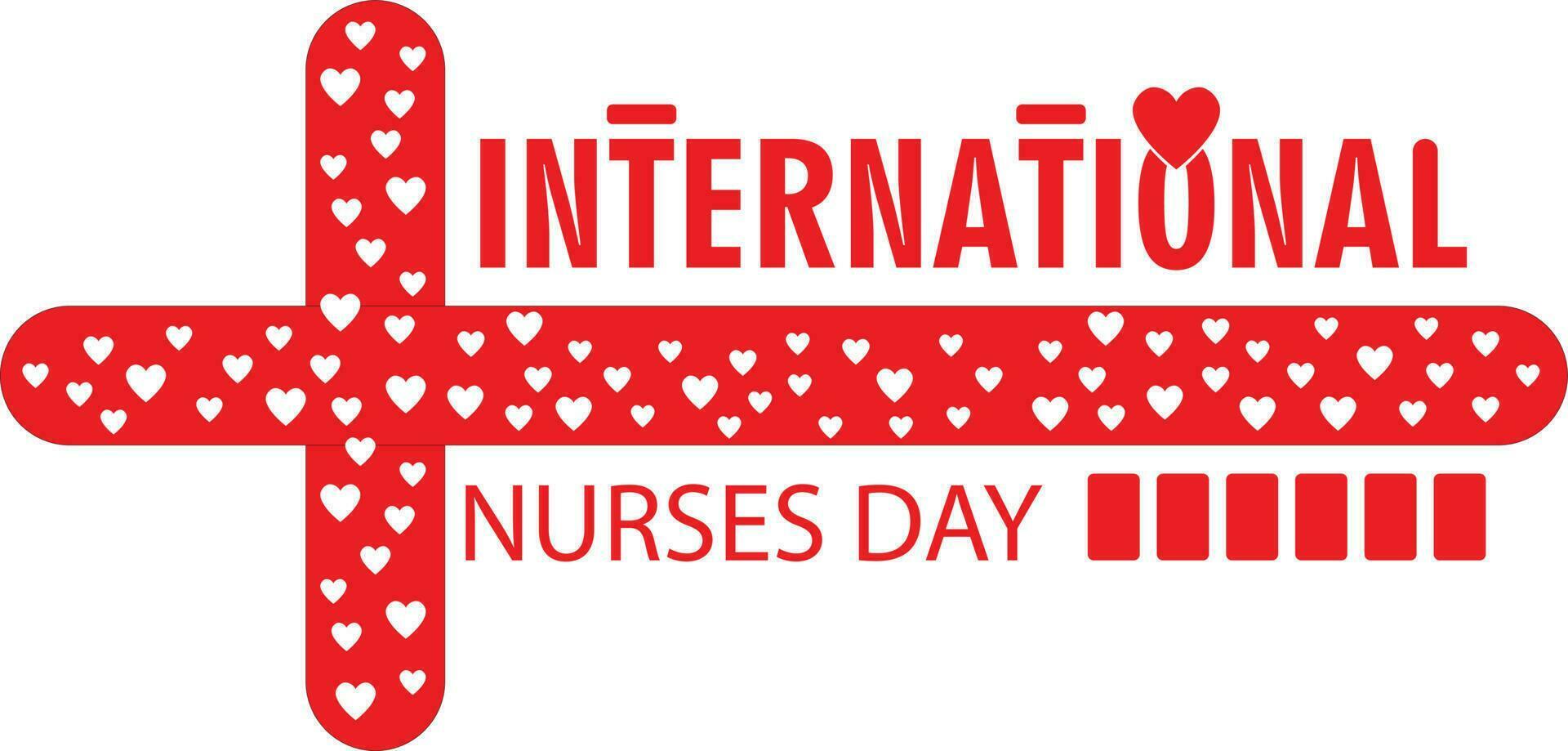 internacional enfermeras día ilustración diseño vector