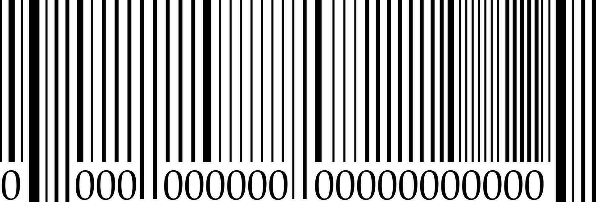 código de barras números ilustración diseño Arte vector