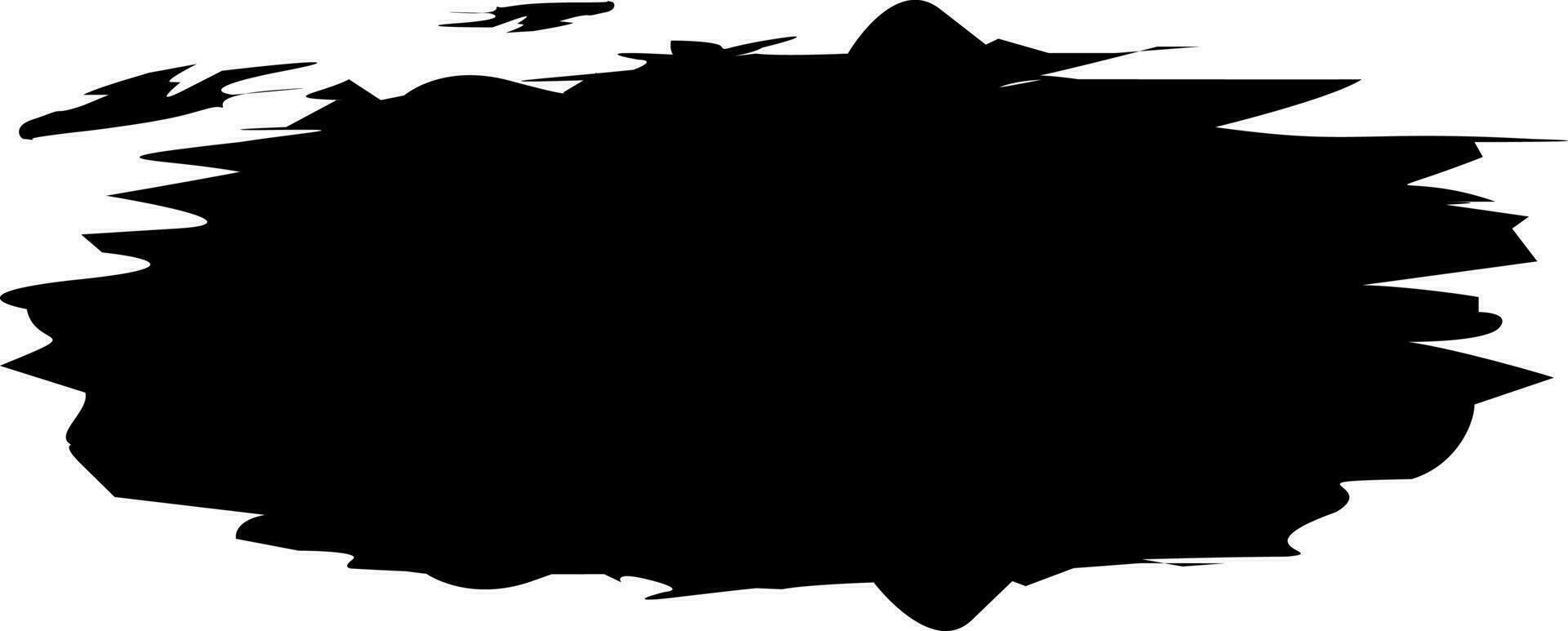 Black Vector Brush Strokes illustration design