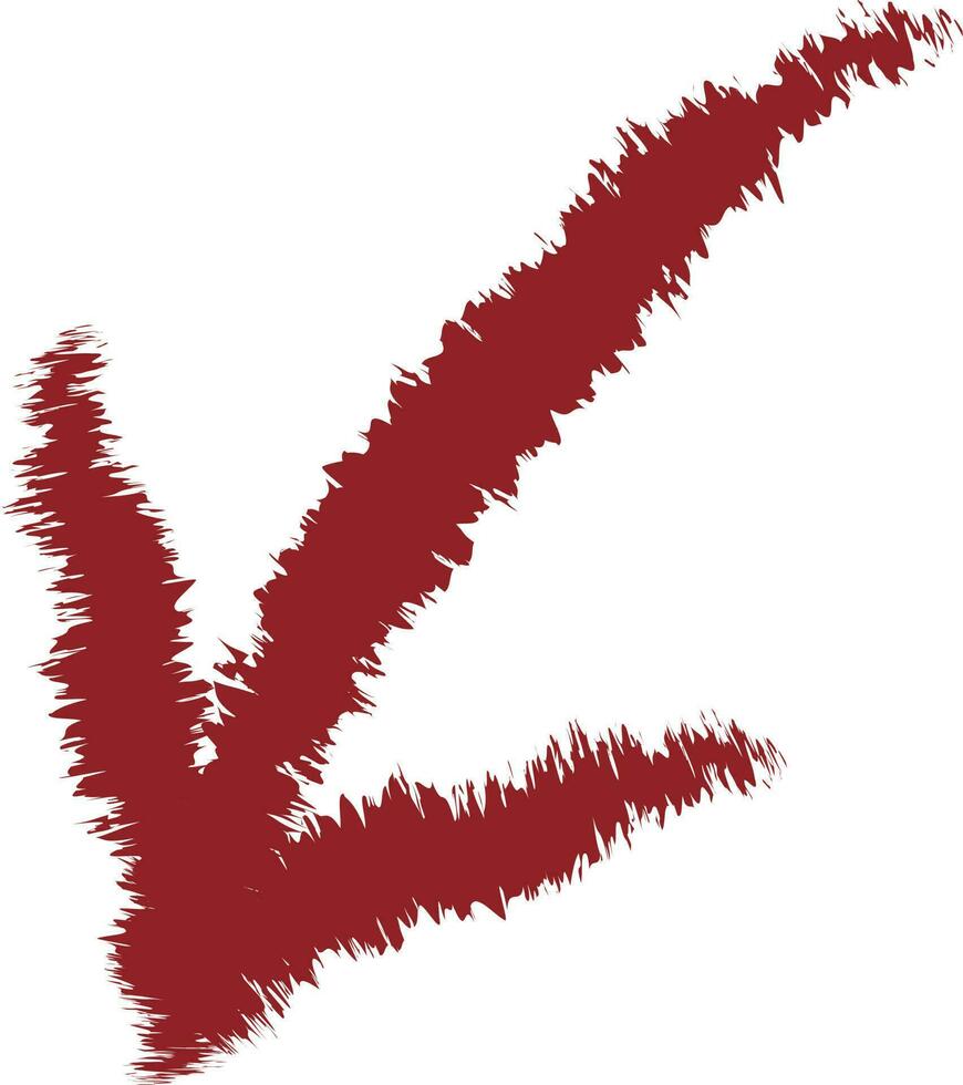 Red arrow brush clipart illustration design art vector