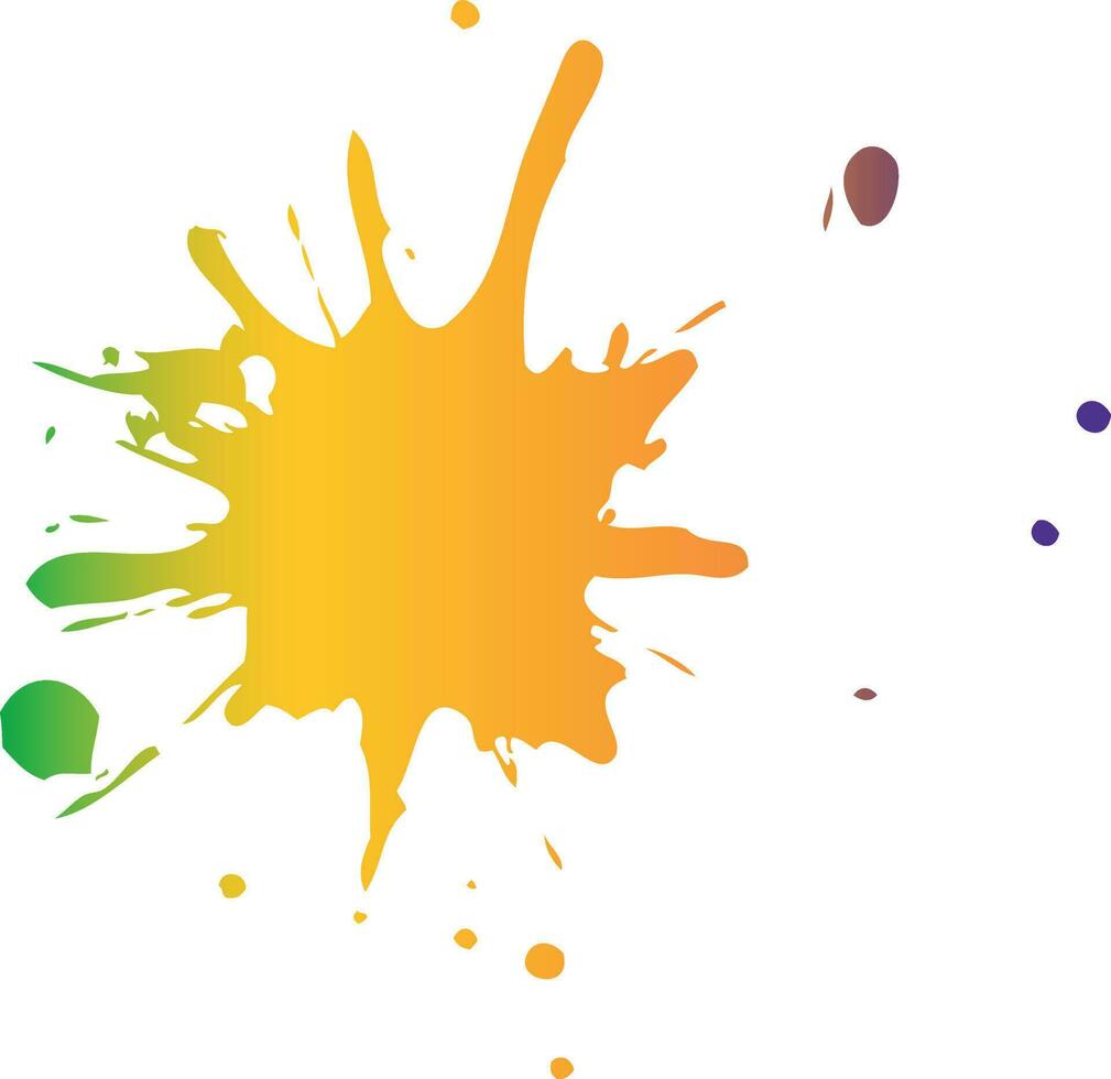 Colorful splash illustration design vector