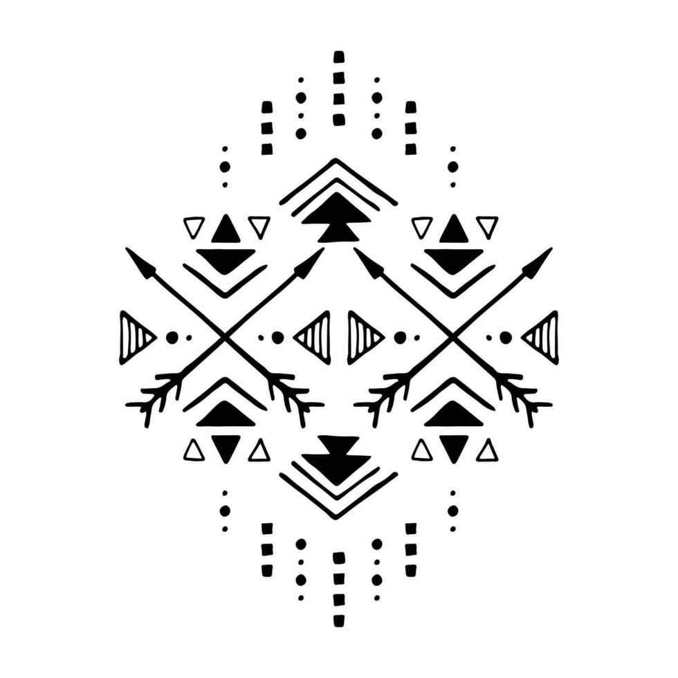 Aztec vector element.