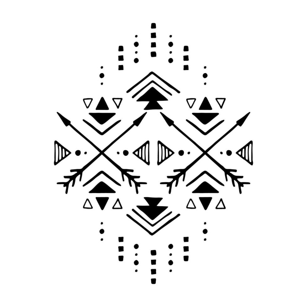 Aztec vector element.