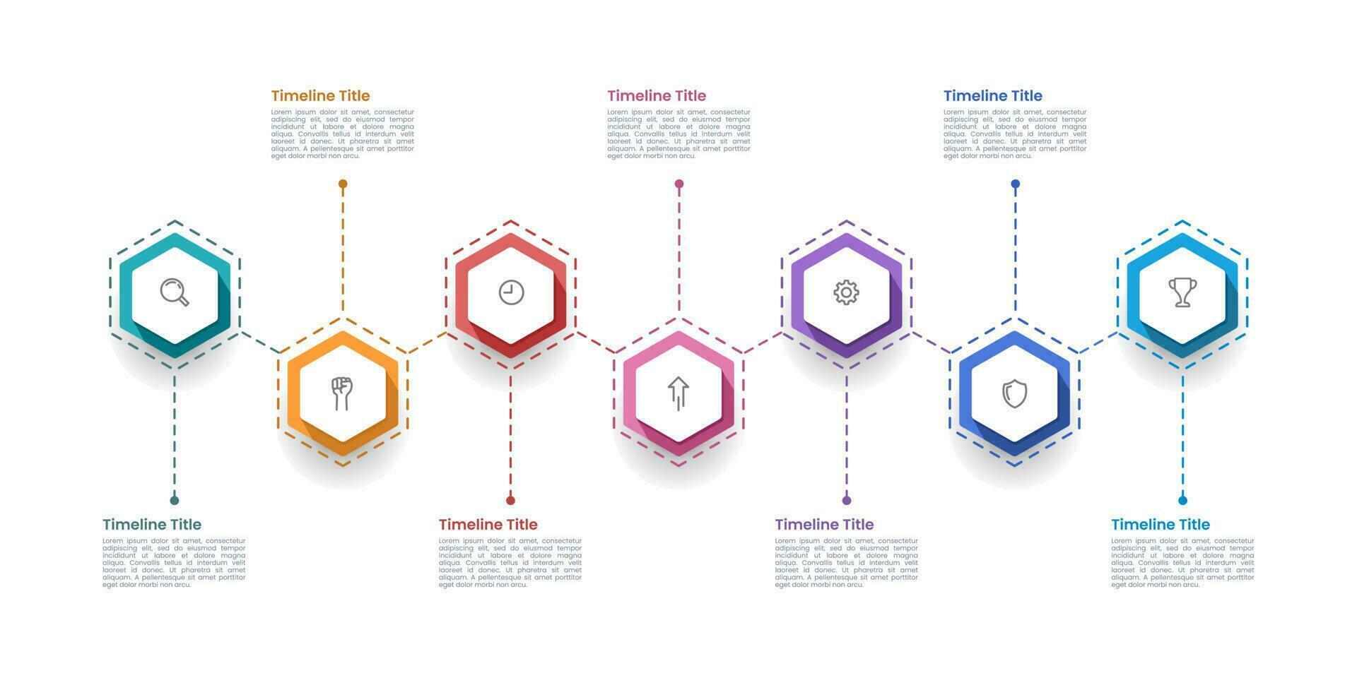 cronograma infografía empresa historia paso a éxito. vector ilustración.