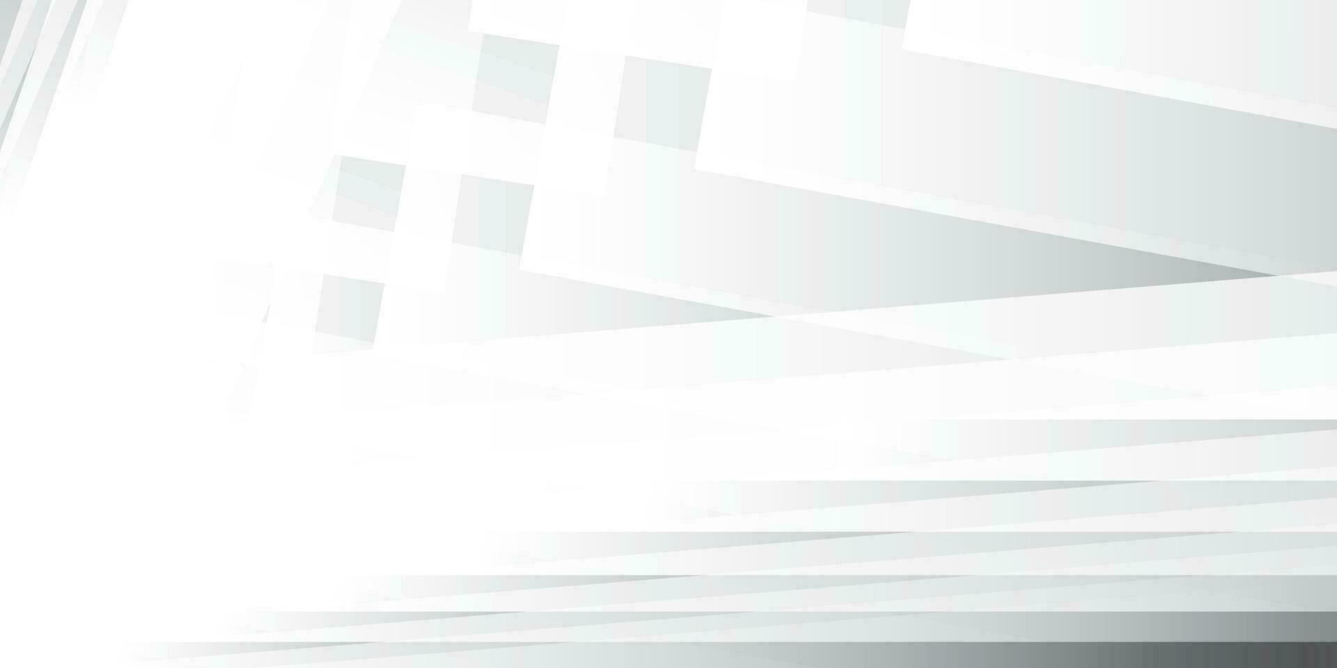 Abstract  white and gray color, modern design background with geometric shape. Vector illustration.