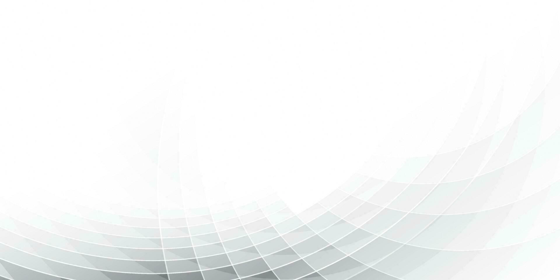 color blanco y gris abstracto, fondo de rayas de diseño moderno con forma redonda geométrica. ilustración vectorial vector