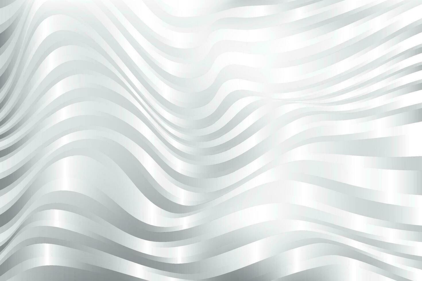 Abstract  white and gray color, modern design stripes background with geometric round shape, wavy pattern. Vector illustration.