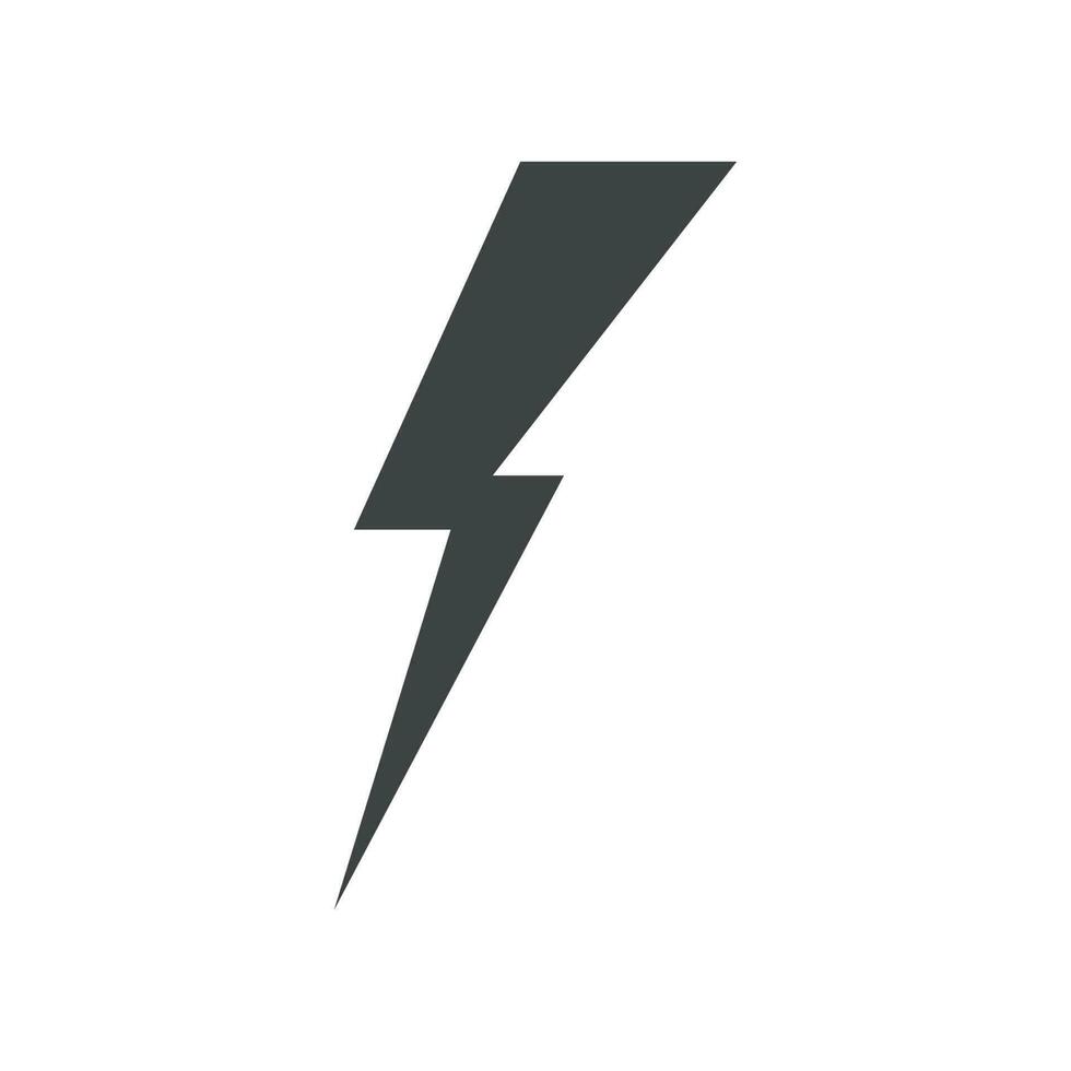 Lightning icon  flash logo vector