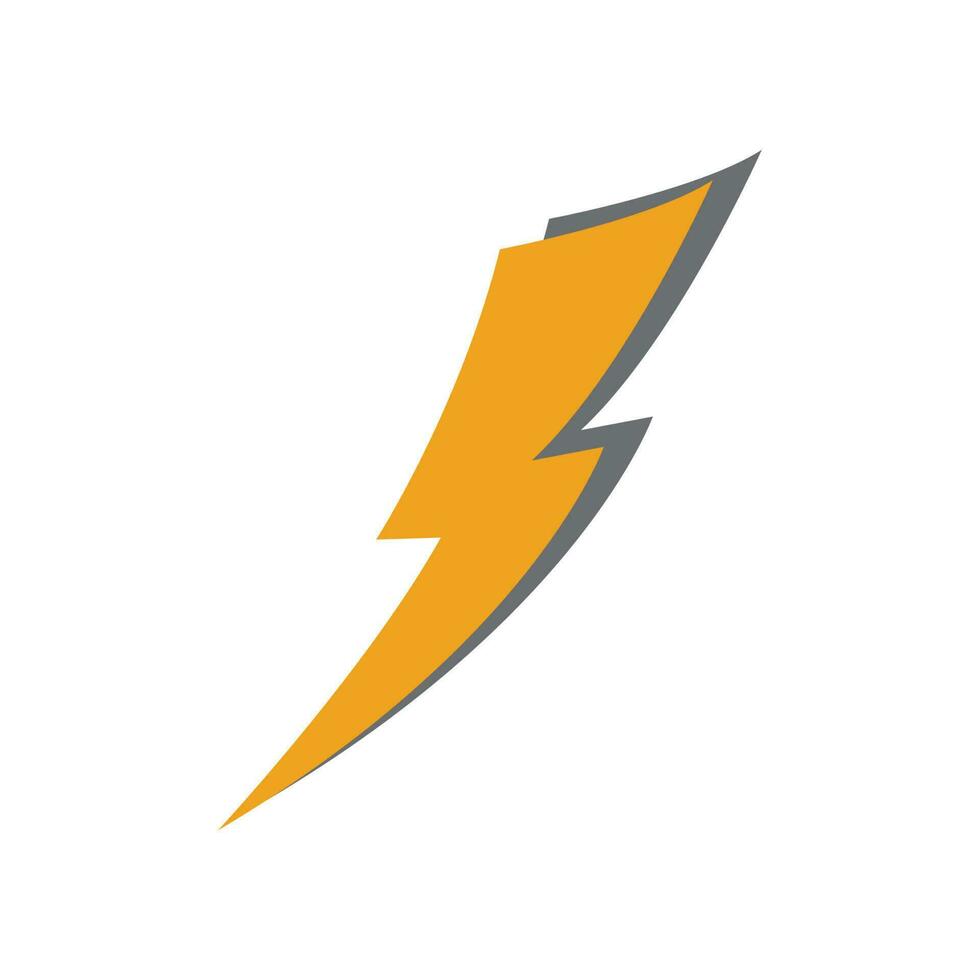 Lightning icon  flash logo vector