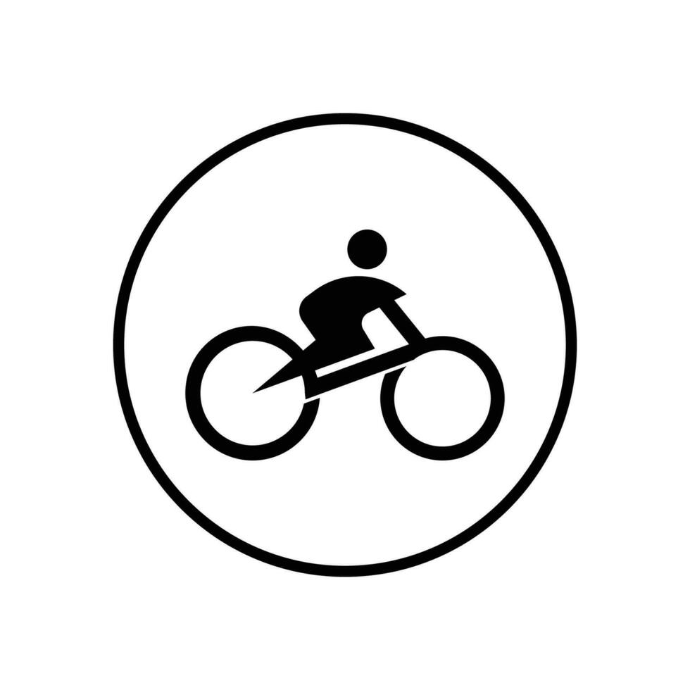 Bicycle shop logo design vector image, Bicycle logo concept icon vector, Simple design modern vector