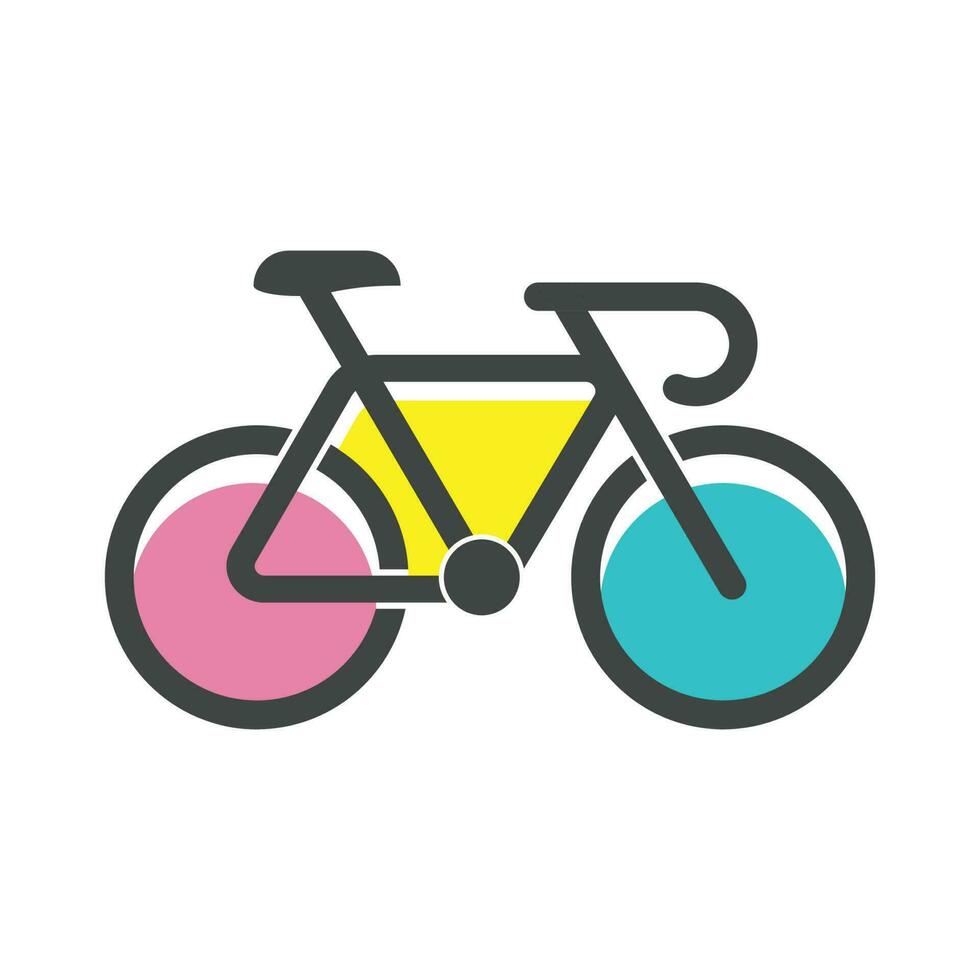 Bicycle shop logo design vector image, Bicycle logo concept icon vector, Simple design modern vector