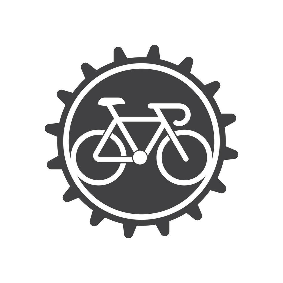 Bicycle shop logo design vector image, Bicycle logo concept icon vector, Simple design modern vector