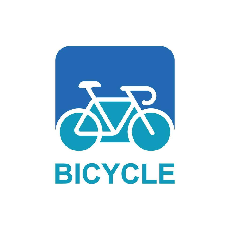 Bicycle shop logo design vector image, Bicycle logo concept icon vector, Simple design modern vector