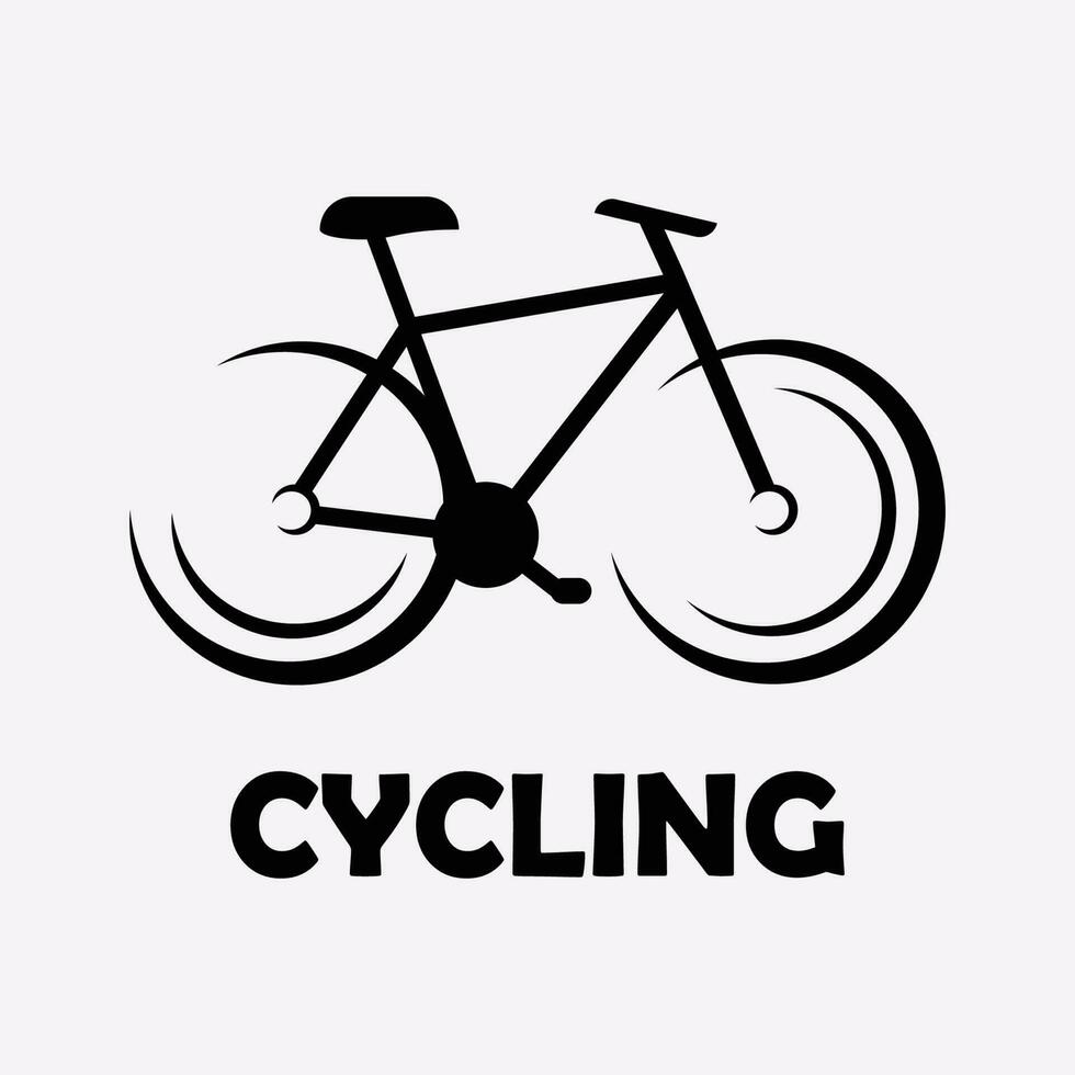 Bicycle shop logo design vector image, Bicycle logo concept icon vector, Simple design modern vector