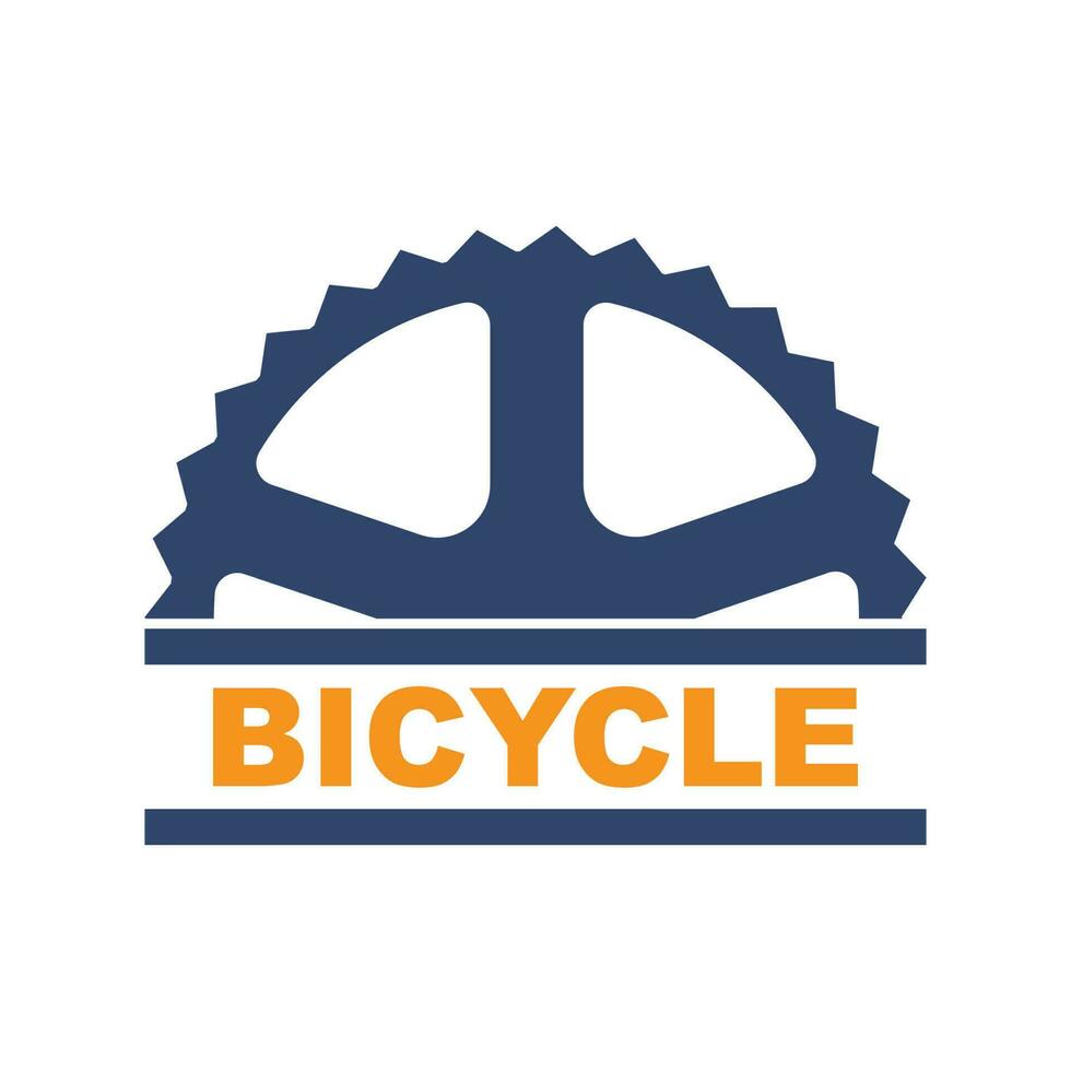 Bicycle shop logo design vector image, Bicycle logo concept icon vector, Simple design modern vector