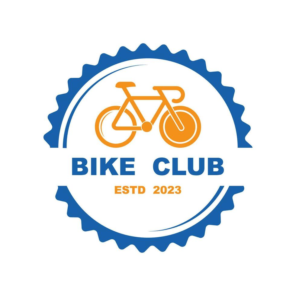 Bicycle shop logo design vector image, Bicycle logo concept icon vector, Simple design modern vector