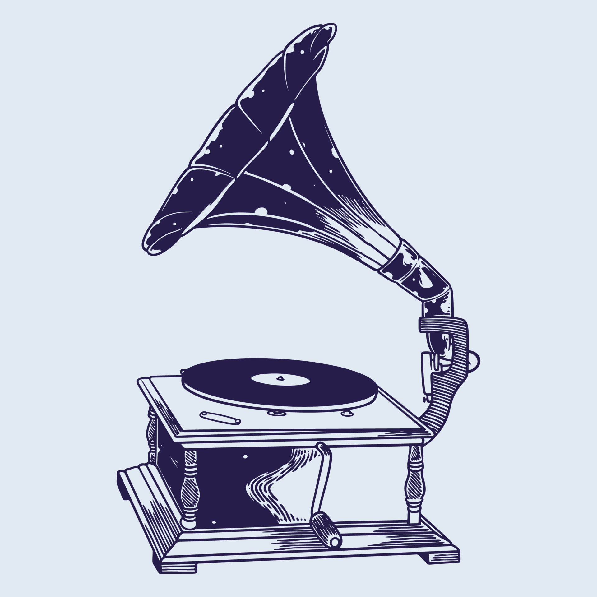 Gramophone line drawing real easy and step by step How to draw a  Gramophone very easy  YouTube