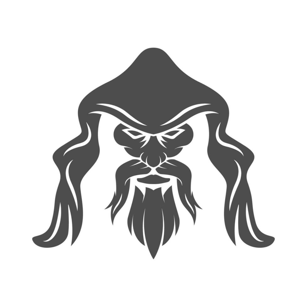 Wizard logo icon design vector