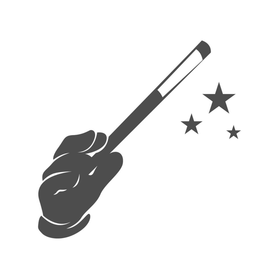 Magic wand icon design vector