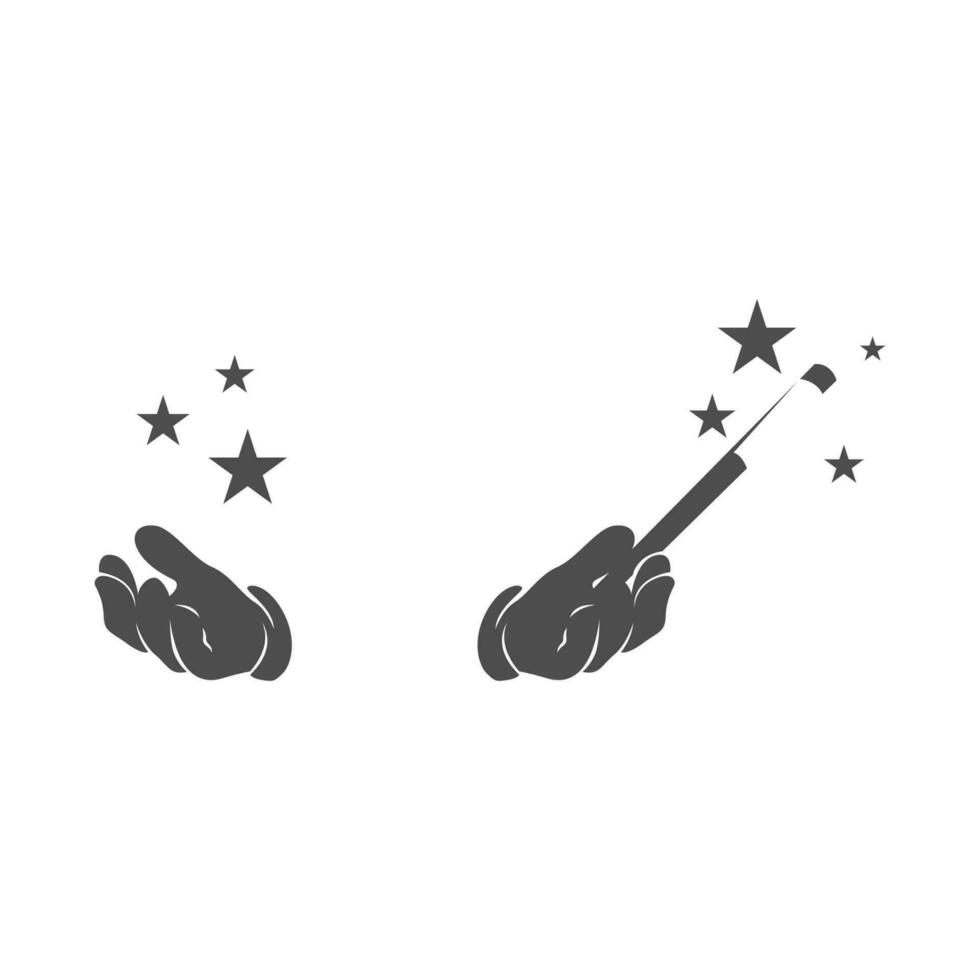 Magic wand icon design vector