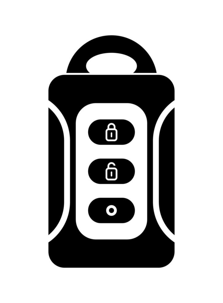 vector illustration of keyless smart icon on white background