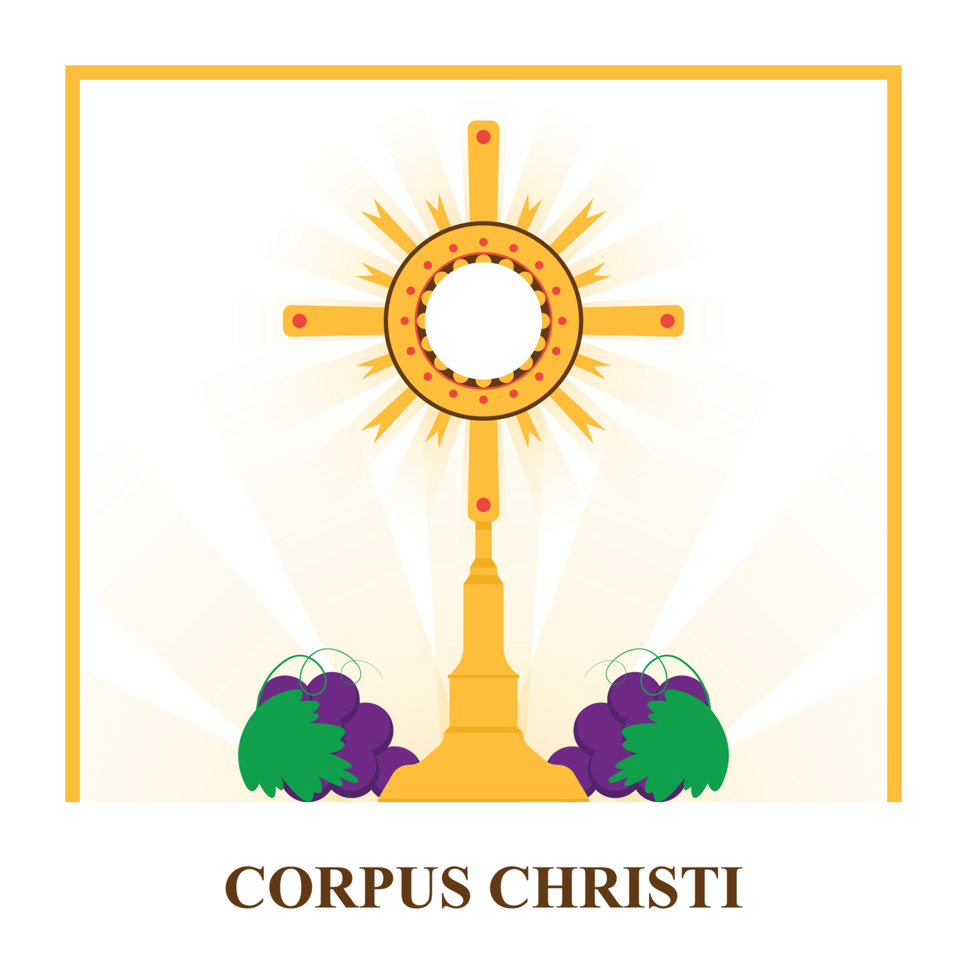 Corpus Christi background. 23784180 Vector Art at Vecteezy