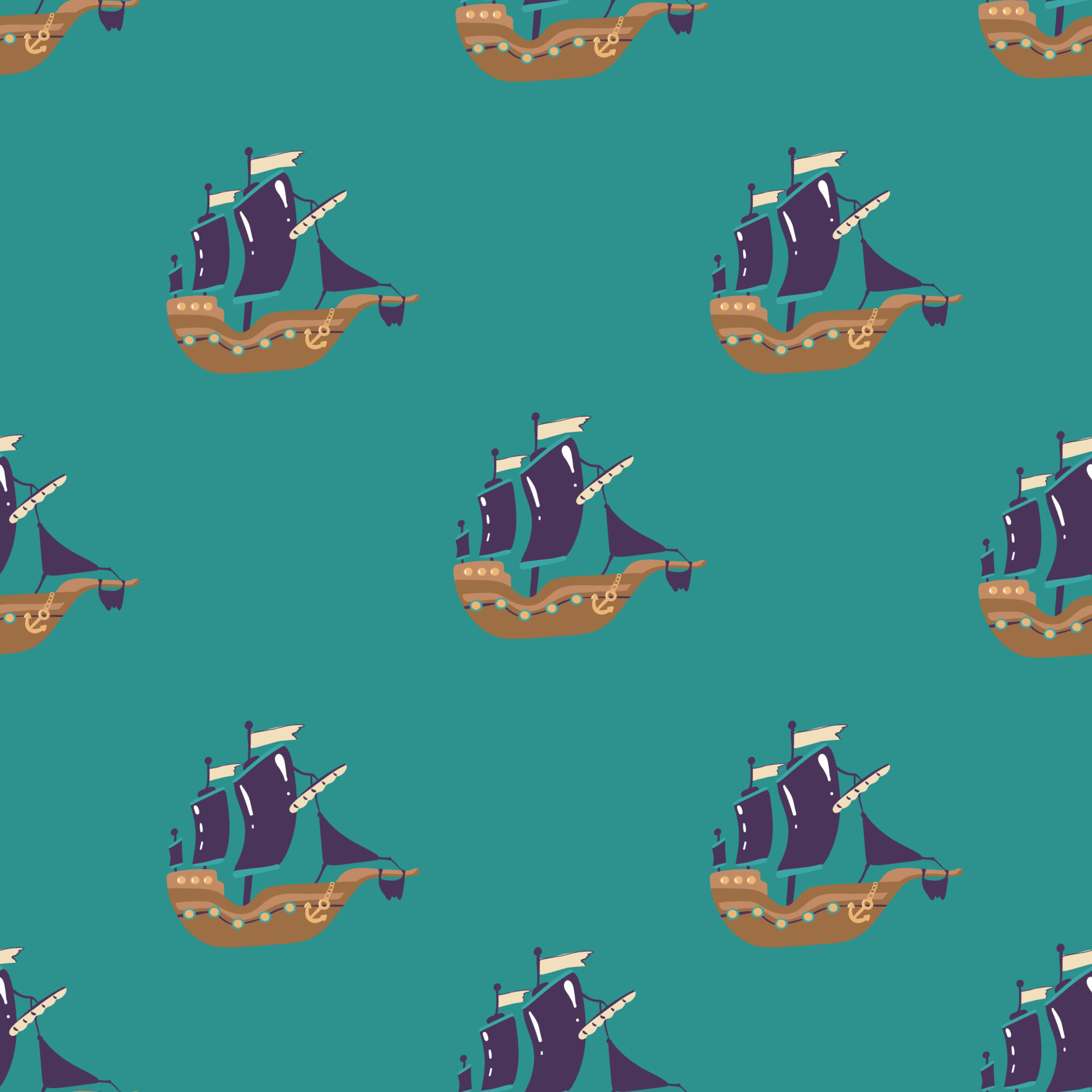 pirate-ship-flag-anchor-seamless-pattern-with-vector-hand-drawn