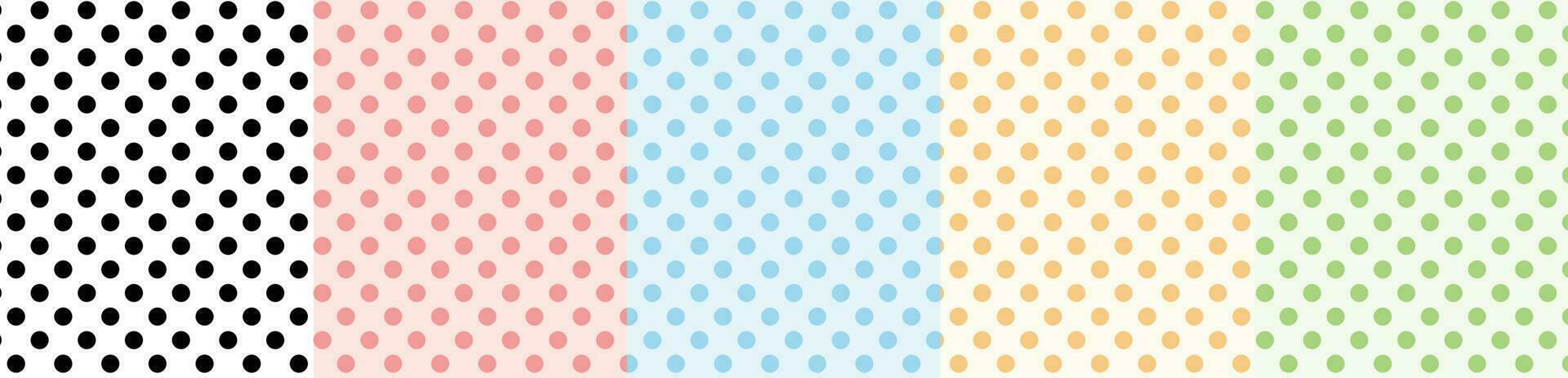 polka dot seamless pattern bab wrap vector